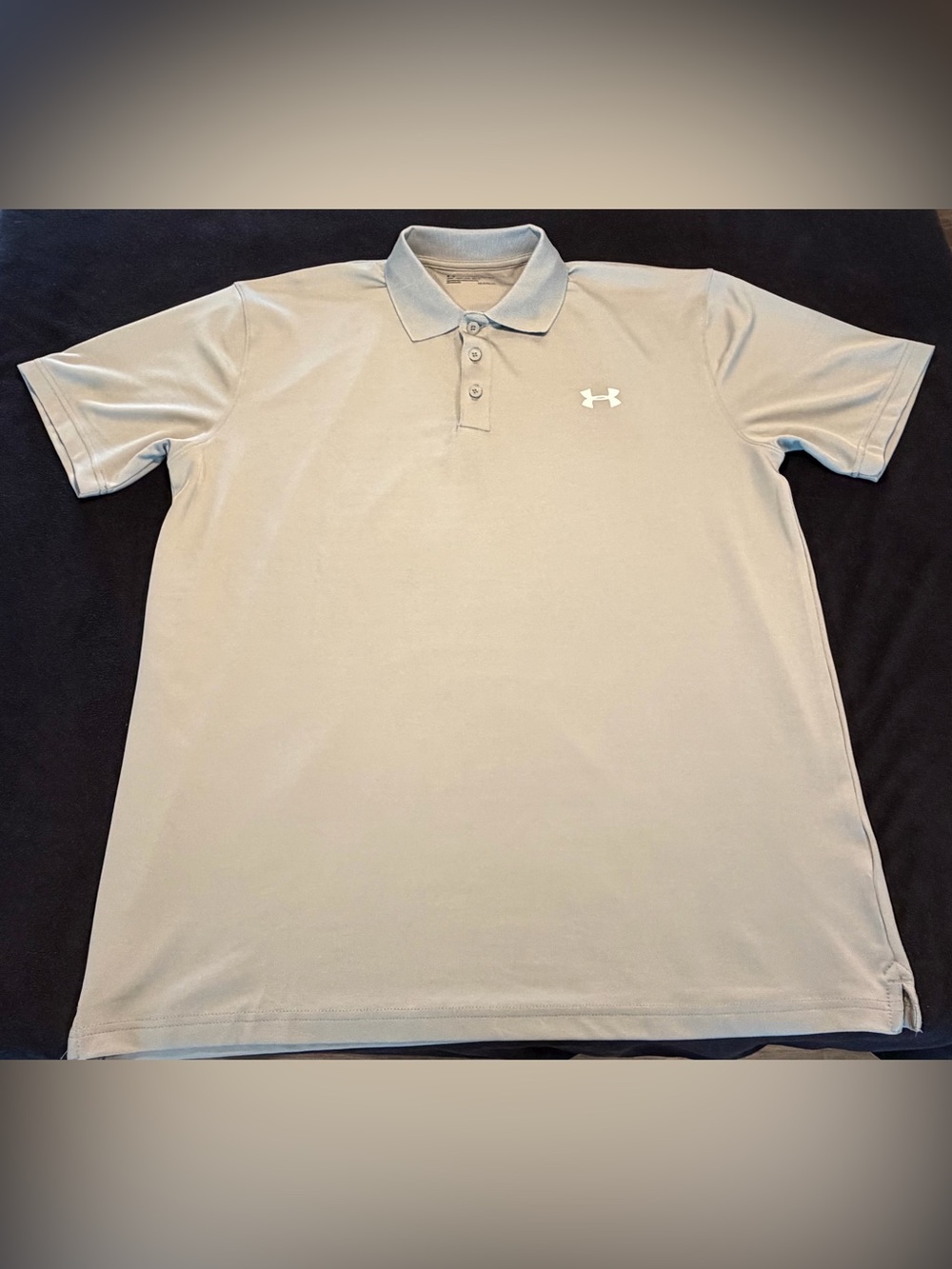 Under Armour HeatGear Polo Men’s XXL Gray Loose Fit Performance Golf Shirt